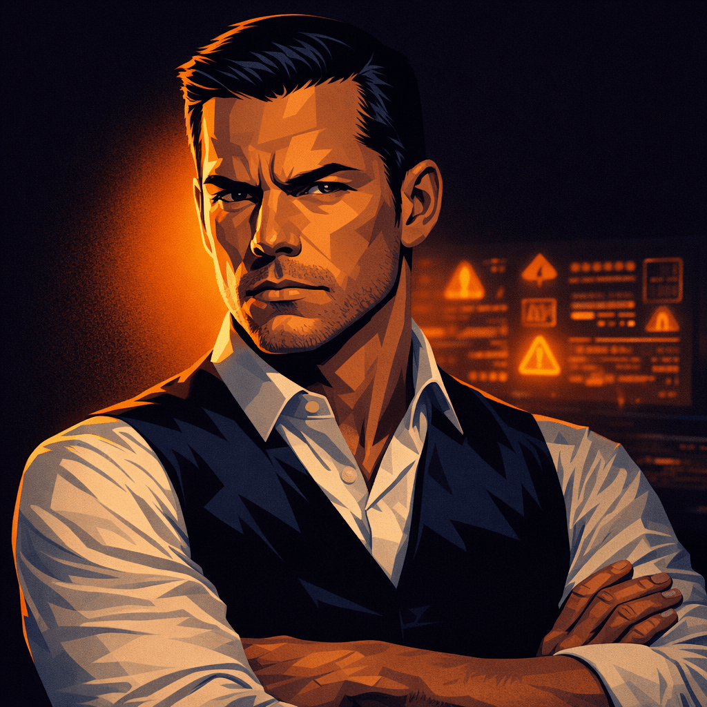 The Deadline Hawk close-up